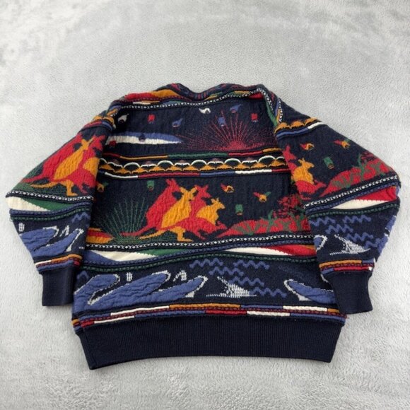 COOGI Australia Multicolor knit Sweater Women’s Size L - Picture 3 of 15